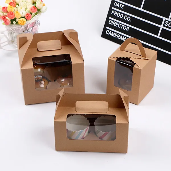 Custom Printed Brown Bakery Boxes